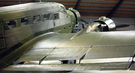 Junkers Ju52 at Svedino Museum, see beacon 130-131