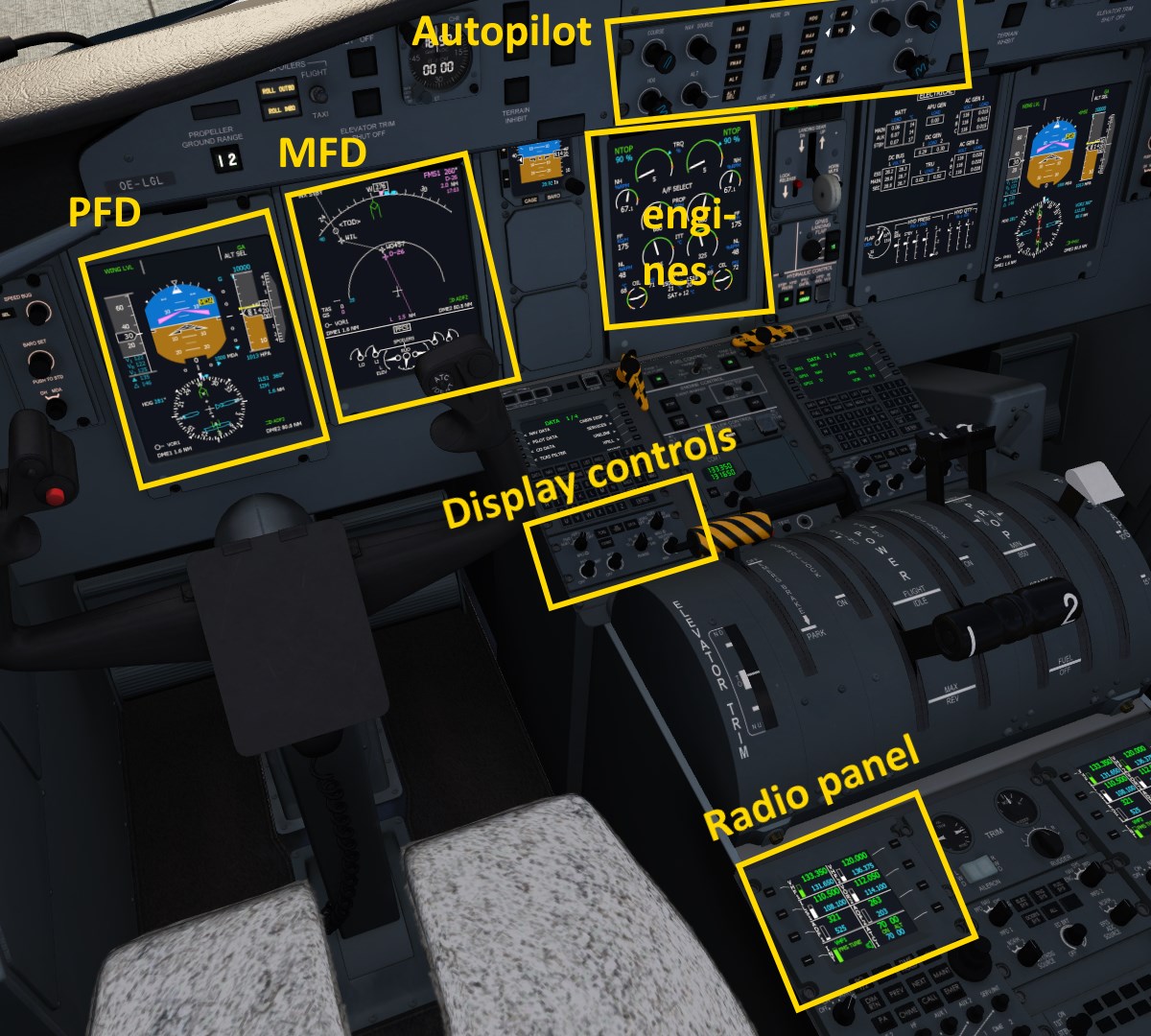 Autopilot & Glass cockpit - Route Birrfeld-Bern - Bo Justusson